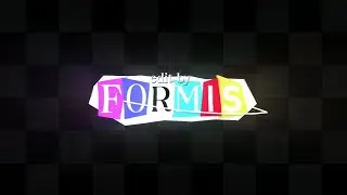 I made an ident for &lrm;@form1s&nbsp;on MOBILE! 🤩 (Alight motion ident)