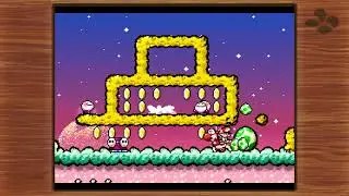 Yoshi's Island SNES Mini - Level 2-7 Lakitu's Wall 100 pts.