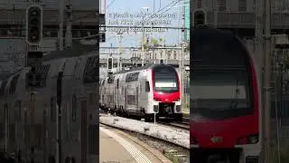 SBB 512 006 KISS j&aacute;r ki Z&uuml;rich HB p&aacute;lyaudvarr&oacute;l #train #trainspotting #swiss #stadler #kiss #sv&aacute;jc