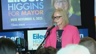 Democrat Eileen Higgins wins Miami mayoral runoff election, celebrates historic win
