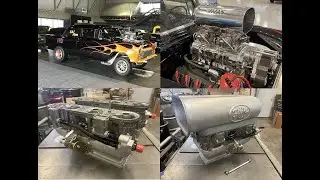 Carb Adapter and Scoop for Blown 55 Chevy Lost Foam Casting