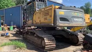 Лесной экскаватор Volvo 290 Roadbuilder