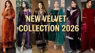 2026 Winter Velvet Suits | Latest Trending Velvet Suit  | Eid & Partywear Collection 