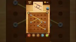line puzzle string art Acacia level 36