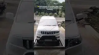 Mahindra bolero Neo N10 new model car foam wash mineral water #shortsfeed #deepcleaning #carwashing
