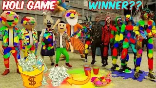 Gulli Bulli Holi Game | Holi Challenge Part-1 | Free fire | Gulli Bulli | Make Joke Haunted