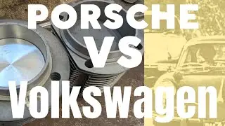 Porsche vs Volkswagen (pistons and cylinders) #porsche #volkswagen #engine #mechanic#diy#automobile 