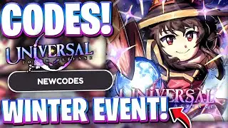 🥶[WINTER EVENT] ALL NEW WINTER UPDATE CODES FOR UNIVERSAL TD! ROBLOX UNIVERSAL TOWER DEFENSE CODES