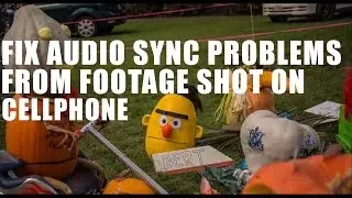 How to Fix Audio Sync Issues with Footage shot on a Cellphone