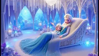 Elsa Frozen: The Royal Ice Cradle ❄️👶✨ | Cartoon Nursery Kids Rhymes