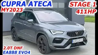Cupra ATECA 411HP MY2023 2.0TSI DNF EA888 EVO4 STAGE 1 GREGOR10 ChipTuning Poland