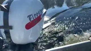 1957 Firestone 10 hp Bail-a-matic antique outboard AOMCI