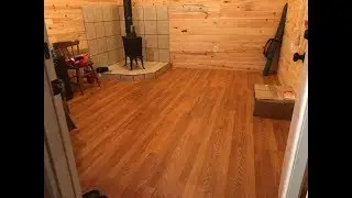 Cabin Update: Free Second Hand Flooring Installed At My Cabin.