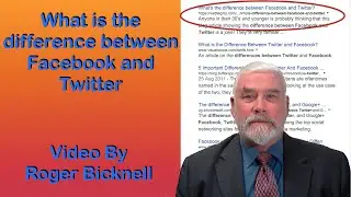 What is the difference between facebook and twitter?