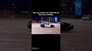Crazy police driver #ice #police #drift #drunkdriving