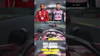 Lewis Hamilton OVERTAKES Pierre Gasly | 2025 Belgian Grand Prix with Classic Graphics #f1