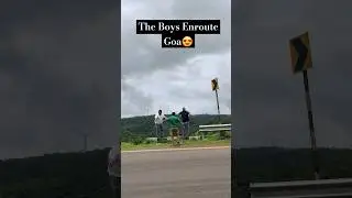 The Boys Enroute Goa 😍 #goa #theboys #shorts #travel #food #trending #roadtrip #youtubeshorts #funny