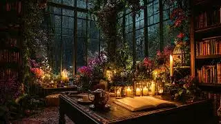 Gentle Rainy Night in a Forest Cabin | Dark Ambient Sounds for Deep Sleep & Relax