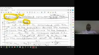 Unbiased estimator of population mean and population total with its variance under SRSWR and SRSWOR