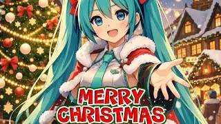 Hatsune Miku says to you Merry Christmas! FT: Lord Inkling Robot, Maya the weasel