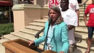 Kathleen Ford Speaks at Vote On The Pier Press Release 8.2.13