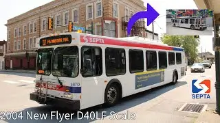 SEPTA 2004 New Flyer D40LF Scale model