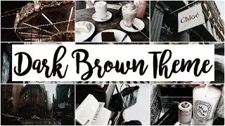 INSTA FEED ♡ DARK BROWN THEME