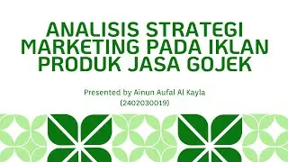 Analisis Strategi Marketing berdasarkan Marketing Evolution (1.0-5.0) pada Produk Jasa Gojek