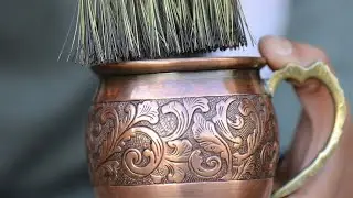ASMR: Cleaning The Muddiest Persian Copper Mug
