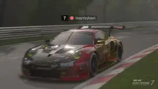 GT7, RHK Daily Race N&uuml;rburgring 24h Layout Incident TV Camera 4K.
