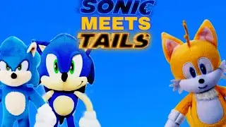 Movie Sonic and Modern Sonic Meet Movie Tails (Plushie Series Remastered)