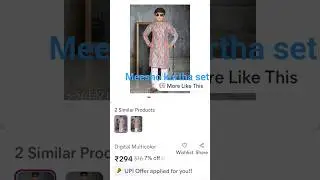 meesho kurtha set🥳 #trendingshorts #ecofriendlyclothing