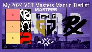 My 2024 VCT Masters Madrid Tierlist