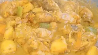 CHICKEN CURRY with GATA||BICOL STYLE