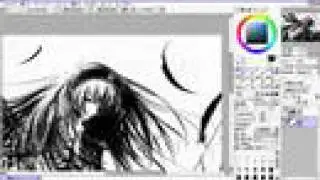 Anime Manga Art Drawing speed paint Rozen Maiden suigintou