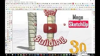 SketchUp Speed-Building - Proyecto 30 Torso Calatrava