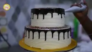 Two Tier Butterscotch Cake | Cake Designing | Special Cake 