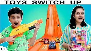 TOYS SWITCH UP CHALLENGE | Mystery Box | Aayu and Pihu Show