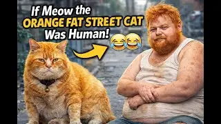 “If Meow the Orange Fat Street Cat Was Human – You Won’t Stop Laughing!” 😹🏆