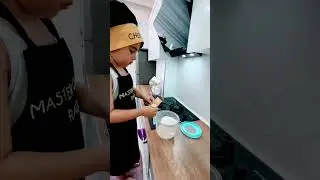Pancake from Chef Raul 🥞😃 #pancake #pankek #kidschef
