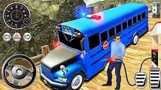 Offroad Police Bus Driver Simulator - New Coach Hill Dangerous Duty Driving simulator