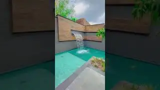 Smart pool waterfall system