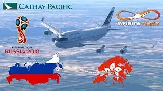 Infinite Flight GLOBAL: Hong Kong (HKG) To Moscow (DME) | TIMELAPSE | Cathay Pacific | Boeing 747