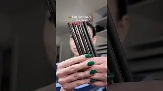 Non-orange fall lip liners from MAC Cosmetics! 🍂🫶🏼🤎💜🖤