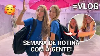 1 SEMANA COM A GENTE!!! #rotina