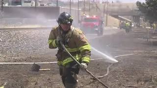 Firefighters Rush To Put Out Small Fires Across The Denver Metro Area