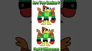Are You Genius? Find 5 Different Of Hawkodile From Unikitty #shorts #findthedifference #unikitty