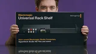 Blackmagic Universal Rack Shelf vs Teranex Mini Rack Shelf