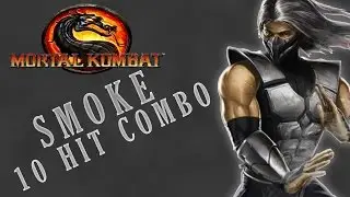 Mortal Kombat 9 - Smoke - 10 Hit 45% (Enhanced) X-Ray Combo