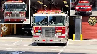*FULL HOUSE RESPONSE* San Francisco Fire Dept. Engine 13, Truck 13 (Reserve) & RC1 Responding
